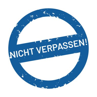 vektör web Damga nicht verpassen