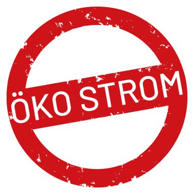 vektör web Damga oeko Strom