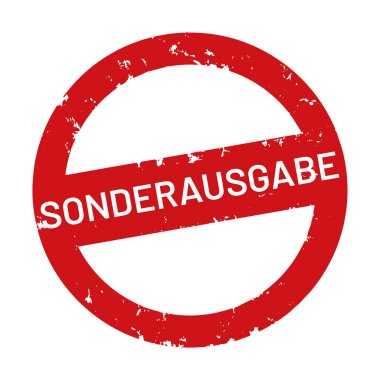 vektör web Damga Sonderausgabe