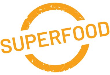 vektör web Damga superfood