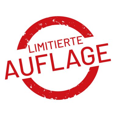 vektör web Damga limitierte Auflage