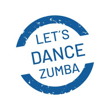 vektör web Damga Dans Zumba Lets