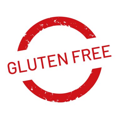 vektör web Damga glutensiz