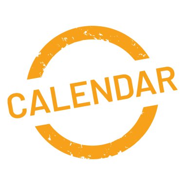 vektör web Damga Takvimi