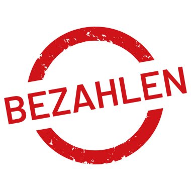 vektör web Damga bezahlen