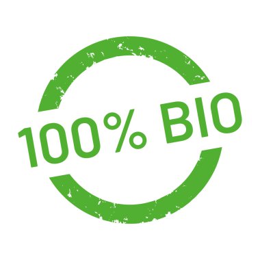 vektör web Damga% 100 bio