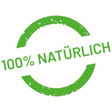 vektör web Damga% 100 natuerlich