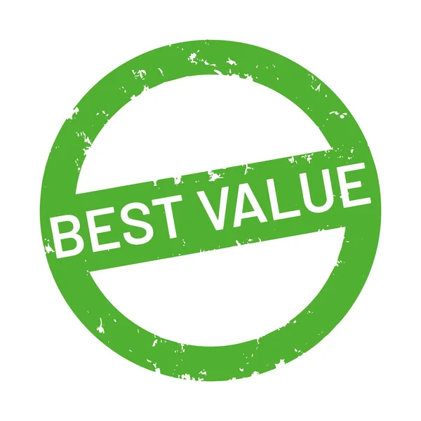 Web Vetorial Carimbo Melhor Valor —  Vetores de Stock