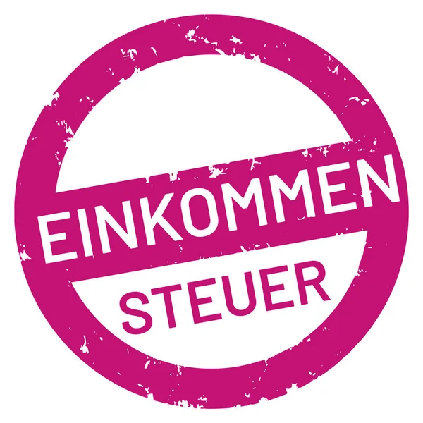 Vektor Webstempel Einkommenssteuer — Stockvektor