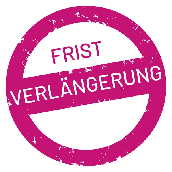 Векторна Веб Марка Fristverlaengerung — стоковий вектор