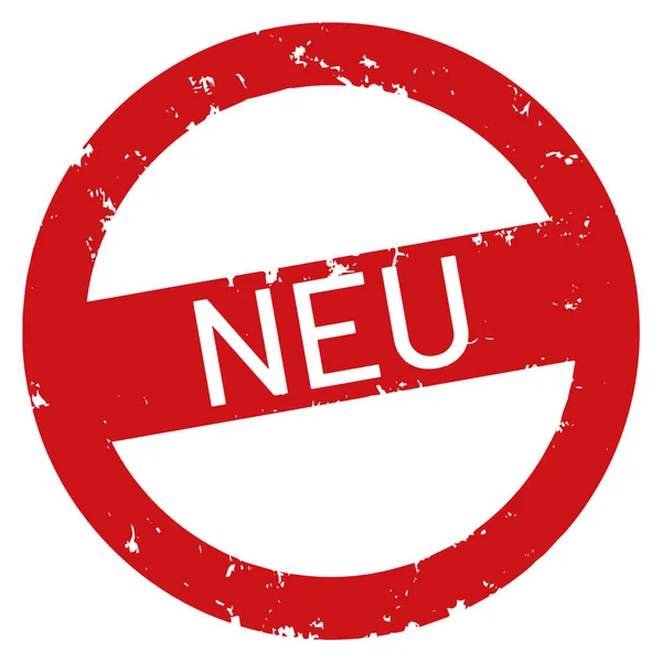 Vektor Webstempel Neu — Stockvektor