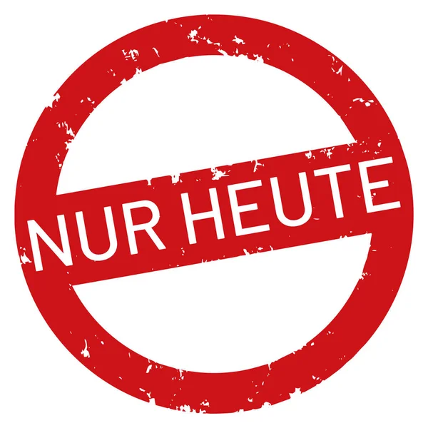 vektör web Damga nur heute