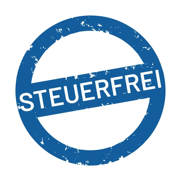 Vektor Webstempel Steuerfrei — Stockvektor