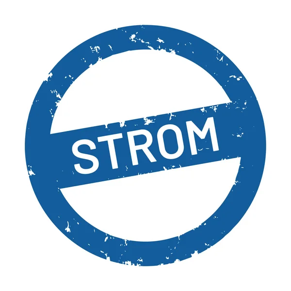 Vektor Webstempel Strom — Stockvektor