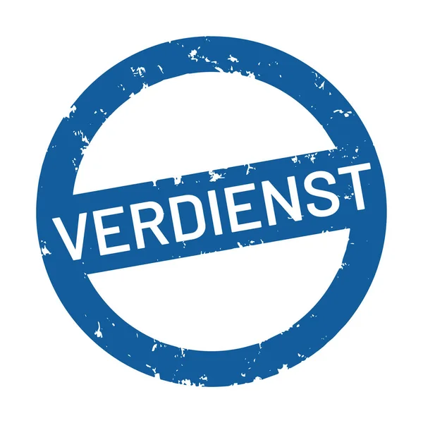 Vektor Webstempel Verdienst — Stockvektor