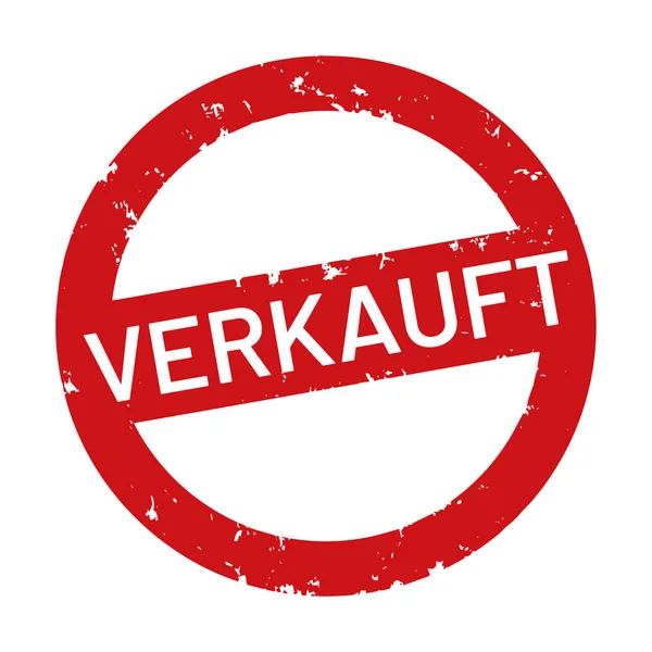 Vektor Webstämpel Verkauft — Stock vektor