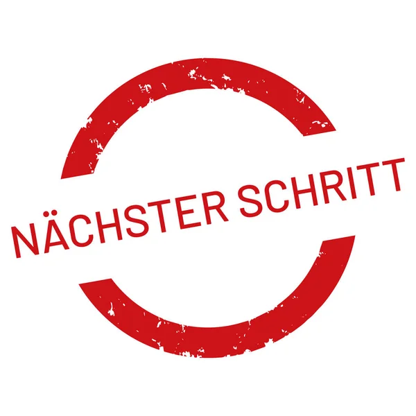 Vector Web Stamp Naechster Schritt — Stockvector