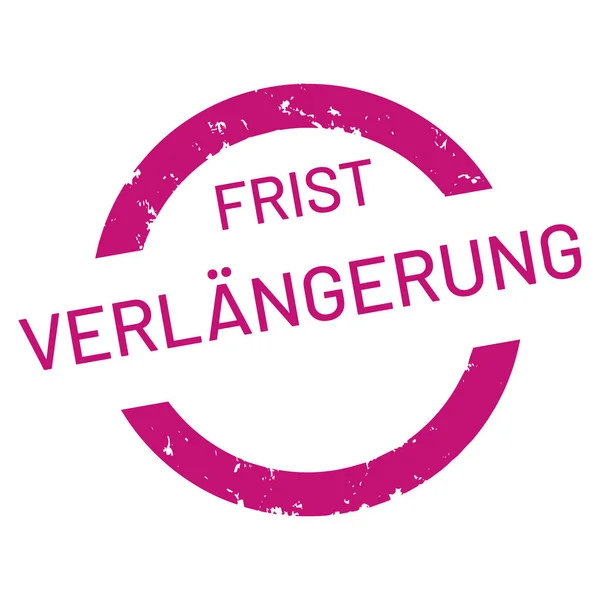 Vektor Webstempel Fristverlaengerung — Stockvektor