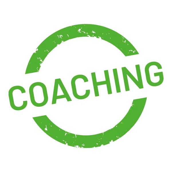 Vektor Web Stempel Coaching — Stockvektor