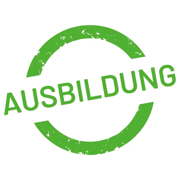 Web Vectoriel Timbre Ausbildung — Image vectorielle