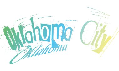 Tshirt Tasarım Bize Şehir Oklahoma City