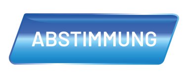 vektör Düğmesi parlak Abstimmung