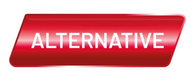 vektör Düğmesi parlak Alternatif