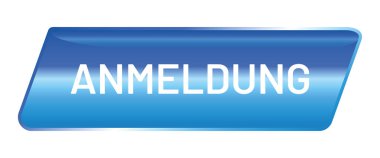 vektör Düğmesi parlak Anmeldung