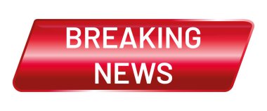 vektör Düğmesi parlak son dakika haberleri