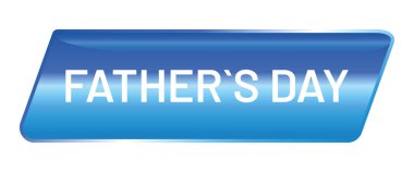 vektör Düğmesi parlak Babalar Günü
