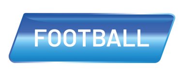 vektör Düğme parlak futbol