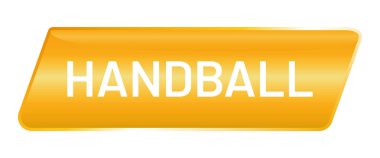 vektör Düğmesi parlak hentbol