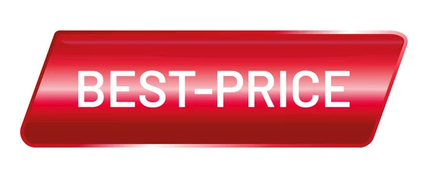 Vetor Botão Brilhante Melhor Preço — Vetor de Stock