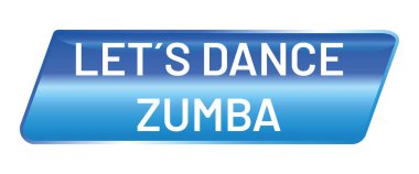 vektör Düğme parlak Sağlar dans Zumba