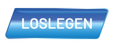 vektör Düğme parlak loslegen