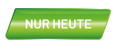 vektör Düğme parlak nur heute