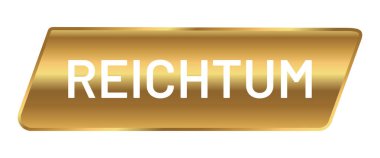 vektör Düğmesi parlak Reichtum