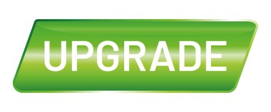 vektör Düğmesi parlak yükseltme