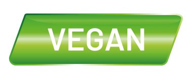 vektör Düğme parlak vegan