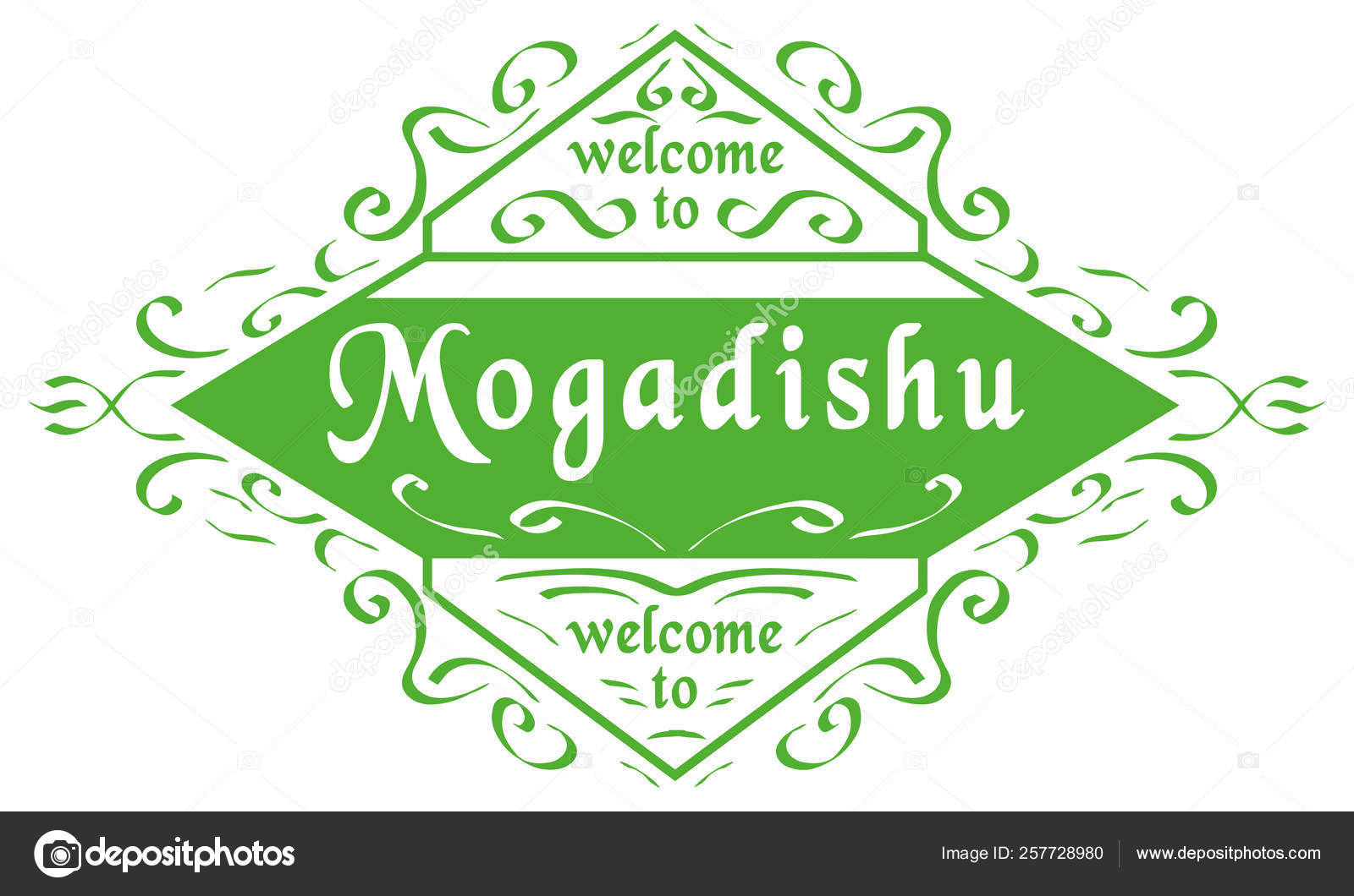 Vector Seal City Mogadishu Stock Vector by ©weissdesign 257728980