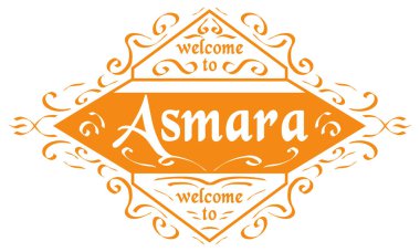 vektör mühür Şehir Asmara