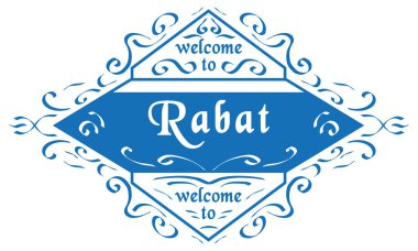 vektör mühür Şehir Rabat