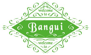 vektör mühür Şehir Bangui