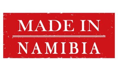 vektör etiketi Namibya made in