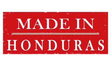 vektör etiketi Honduras'ta üretilemiş