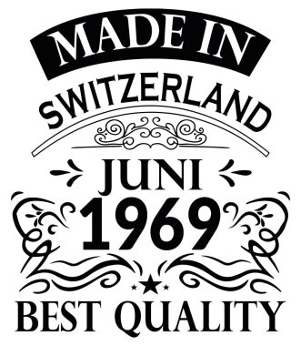Gömlek Tasarımı İsviçre Juni 1969 made in