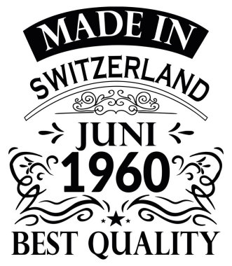 Gömlek Tasarımı İsviçre Juni 1960 made in