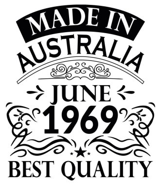 Gömlek Tasarım Avustralya Haziran 1969 made in