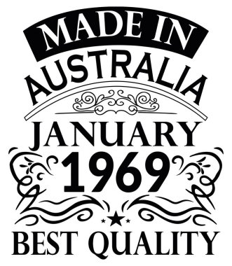 Avustralya'da Yapılan Gömlek Tasarımı Ocak 1969