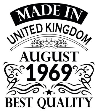 Gömlek Tasarımı Made in İngiltere Ağustos 1969